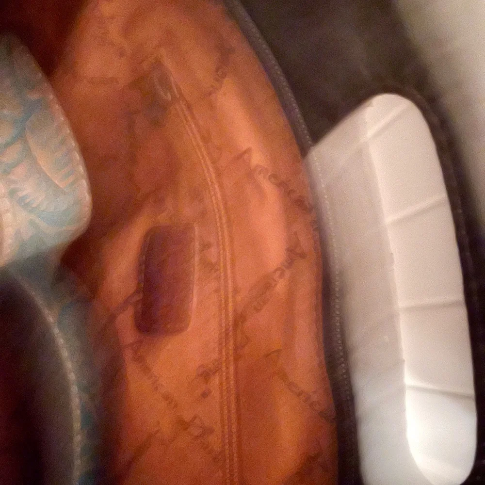 American Darling Turquoise and Brown Embossed Shoulder Bag - Picture 6 of 9